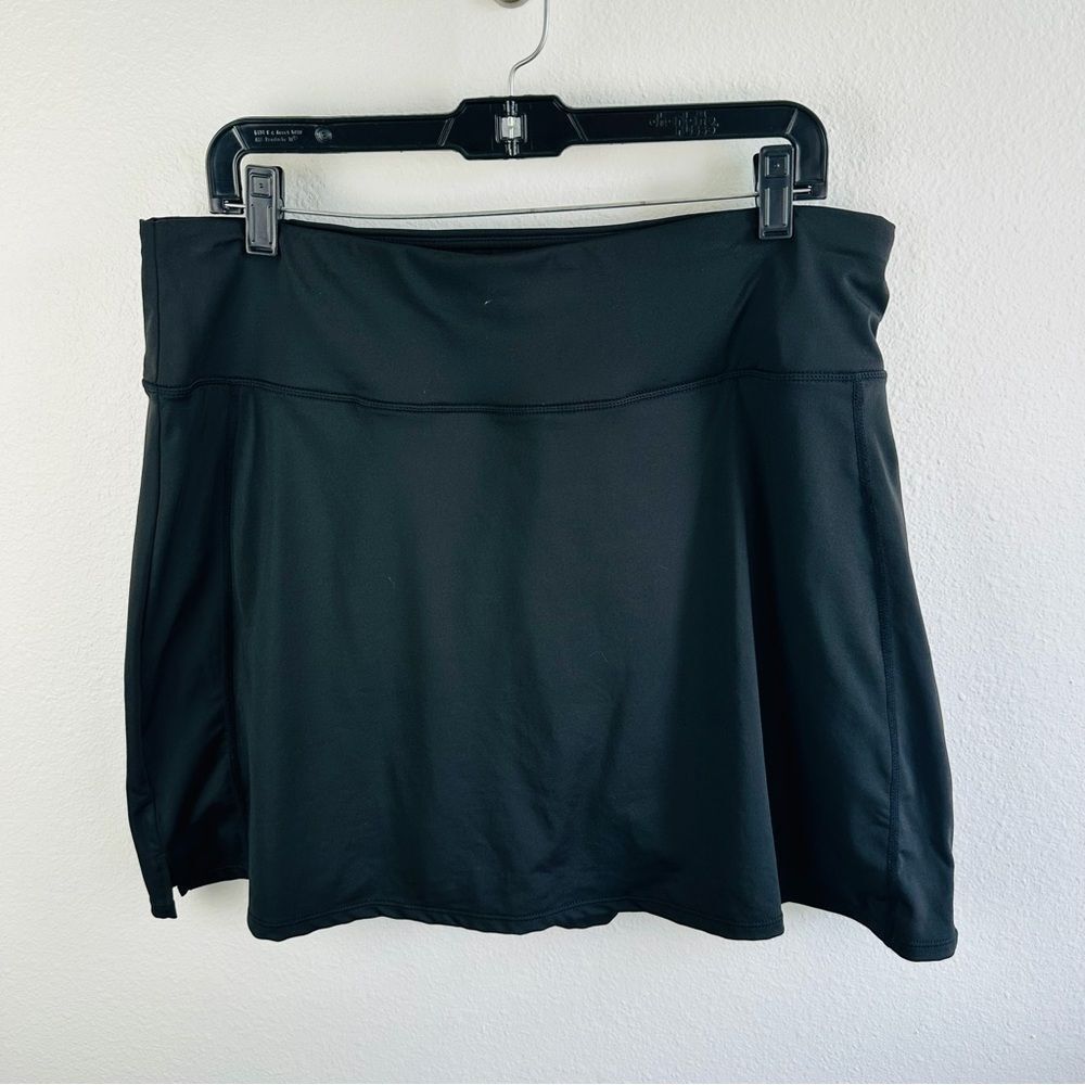 Oalka Black Lined Skort Size XXL Golf Preppy